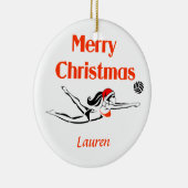 VolleyChick Custom BeachChick Ornament (Rechts)