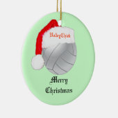 VolleyChick Custom Santa Ball Ornament (Rechts)