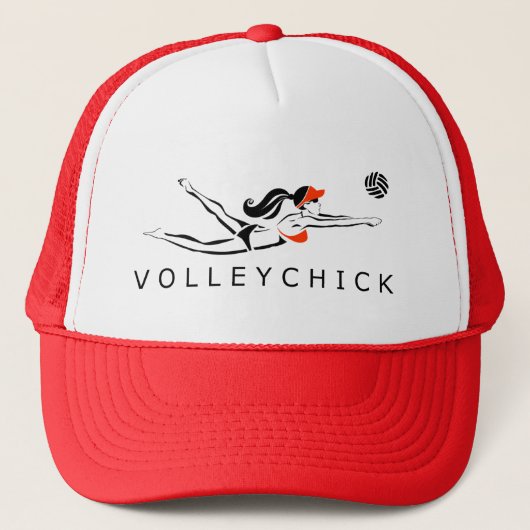 VolleyChick DiveChick 2010 Trucker Pet (Voorkant)