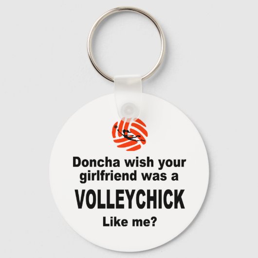 VolleyChick Doncha Sleutelhanger (Voorkant)