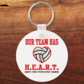 VolleyChick Heart Sleutelhanger (Voorkant)