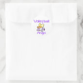 VolleyChick VB Angel Ronde Sticker (Tas)