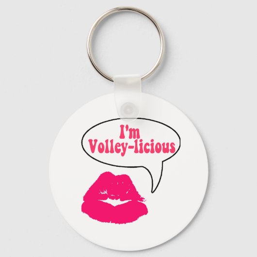 VolleyChick Volley-licious Sleutelhanger (Voorkant)