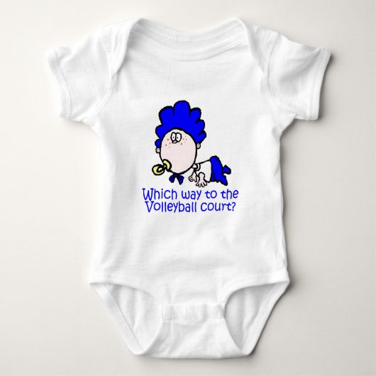 VolleyChick VolleyBaby op welke manier? Romper (Voorkant)