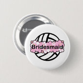 VolleyChick VolleyBride Ronde Button 5,7 Cm (Voorkant /achterkant)