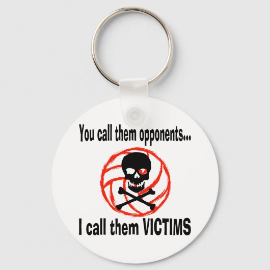 VolleyChick VolleyVictim Sleutelhanger (Voorkant)