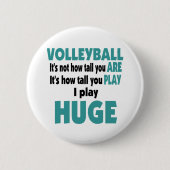 VolleyChick's Huge Ronde Button 5,7 Cm (Voorkant)