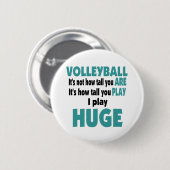 VolleyChick's Huge Ronde Button 5,7 Cm (Voorkant /achterkant)