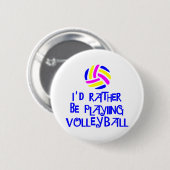VolleyChick's Rather Ronde Button 5,7 Cm (Voorkant /achterkant)
