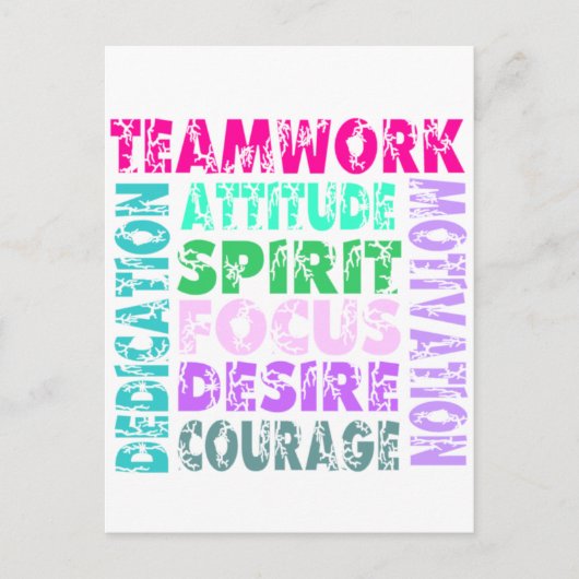 VolleyChick's team Briefkaart (Voorkant)