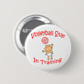VolleyChick's VolleyBaby Ronde Button 5,7 Cm (Voorkant /achterkant)