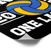 Volleyll Senior 2026 One Last Set Senior Volleyll Poster (Hoek)