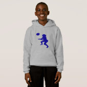 Volleys en redt Kind's volleybal hoody (Voorkant volledig)