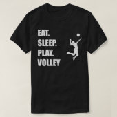 volleyvrouw 2 van het slaapsalon t-shirt (Design voorkant)