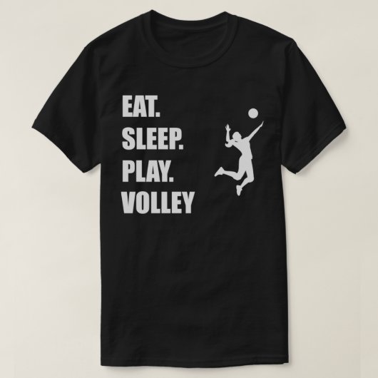 volleyvrouw 2 van het slaapsalon t-shirt (Design voorkant)