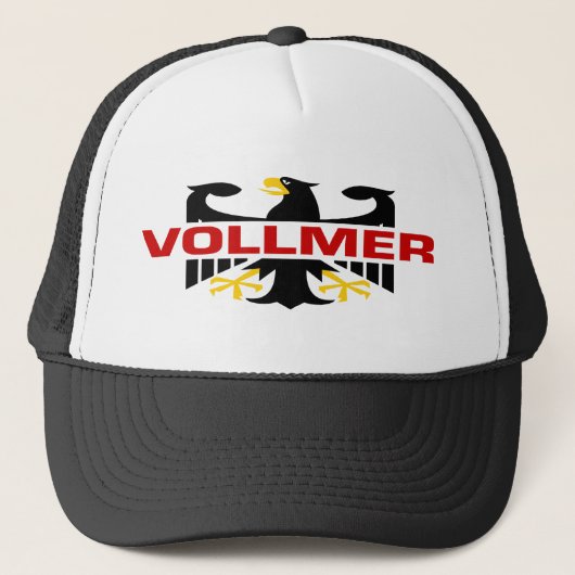 Vollmer Surname Trucker Pet (Voorkant)