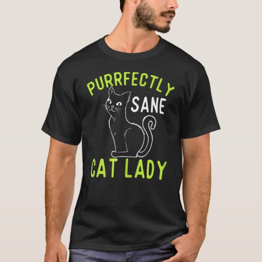 Volmaakt Gestoreerde Katvrouw C T-shirt (Voorkant)