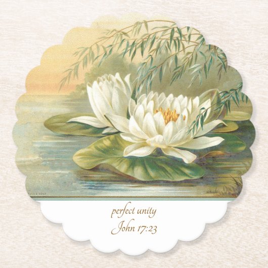 volmaakte eenheid kartonnen onderzetters (Voorkant)