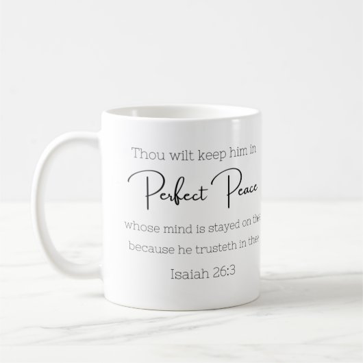 Volmaakte Vrede Mok Jesaja 26:3 (Links)