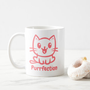 Volmaaktheid, Zeer Aardige Anime Kat Koffiemok
