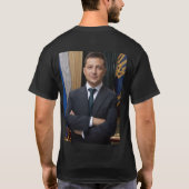 Volodymyr Oleksandrovych Zelenskyy Ukraine T-Shir T-shirt (Achterkant)
