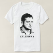 Volodymyr Zelensky Art Ukraine T-shirt (Design voorkant)
