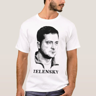Volodymyr Zelensky Art Ukraine T-shirt