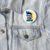 Volodymyr Zelensky - Ik heb munitie nodig, geen ri Ronde Button 5,7 Cm (In situ)