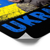 Volodymyr Zelensky Ik sta in Oekraïne Poster (Hoek)