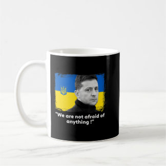 Volodymyr Zelensky Ik sta in Oekraïne voor vredesl Koffiemok