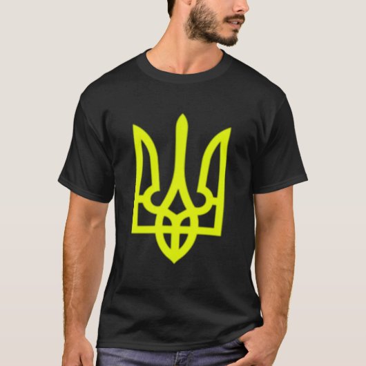 Volodymyr Zelensky Oekraïens drietand symbool Oekr T-shirt (Voorkant)