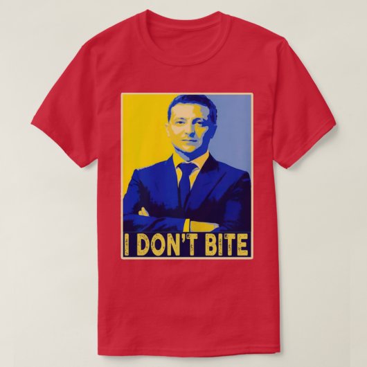 Volodymyr Zelensky Praat met me dat ik geen biet 1 T-shirt (Design voorkant)