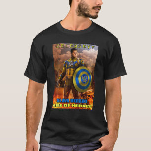 Volodymyr Zelensky President Slava Oekraïne Leefti T-shirt