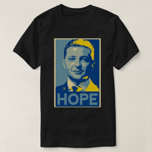 Volodymyr Zelensky President van Oekraïne T-shirt (Design voorkant)