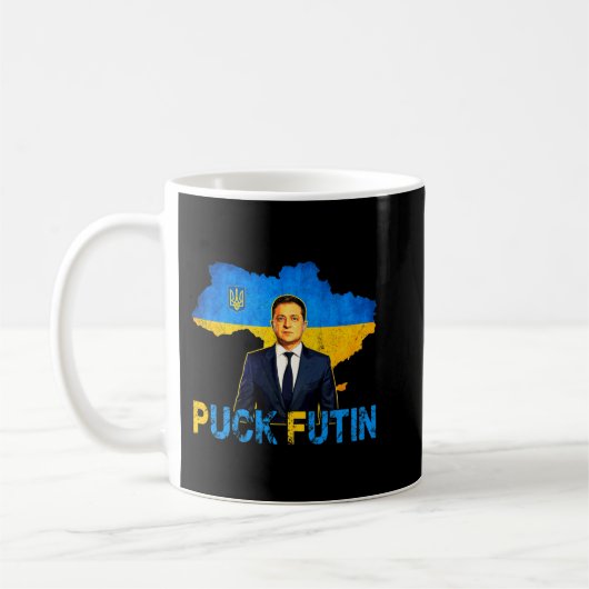 Volodymyr Zelensky Puck Futin Meme I Stand With Uk Koffiemok (Links)
