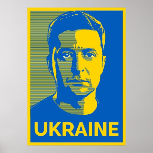 Volodymyr Zelenskyy Poster (Voorkant)