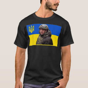 Volodymyr Zelenskyy President Oekraïne Vlag T-shirt