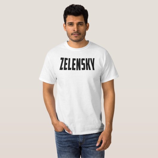 Volodymyr Zelenskyy T-shirt (Voorkant volledig)