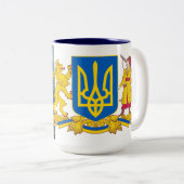 Volodymyr Zelenskyy Two Tone Mok (Voorkant rechts)