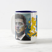 Volodymyr Zelenskyy Two Tone Mok (Voorkant links)