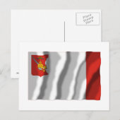 Vologda Oblast Flag Briefkaart (Voorkant / Achterkant)