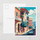 Volos Griekenland Reizen  Illustratie Briefkaart (Voorkant / Achterkant)