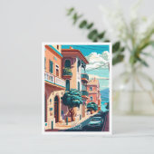 Volos Griekenland Reizen  Illustratie Briefkaart (Staand voorkant)