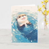 Volslagen Schattig wateravontuur Kaart (Gele Bloem)