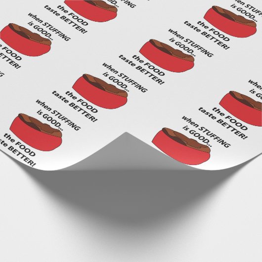 volstoppen van voedsel cadeaupapier (Hoek)