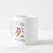 volstrekt griezelig koffiemok (Voorkant links)