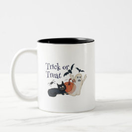 volstrekt griezelig tweekleurige koffiemok