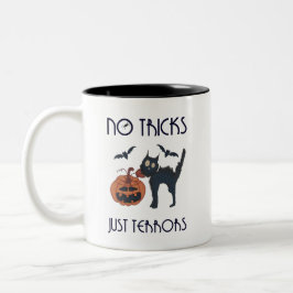 volstrekt griezelig tweekleurige koffiemok