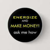 Volt "Energize & Make Money" Button (Voorkant)