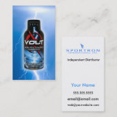 Volt Lightning Biz-kaart Visitekaartje (Voorkant / Achterkant)